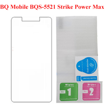 For BQ Mobile BQS-5521 Strike Power Max Tempered Glass Screen Protector 2.5 9h Safety Protective Film on BQS 5521 BQS5521 2024 - buy cheap