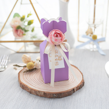 Cajas de dulces y bolsas de regalo de boda, recuerdo de boda, caja de regalo de cumpleaños para niños, decoración de boda, 20 unids/lote 2024 - compra barato