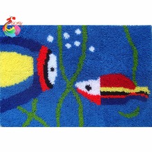 Latch Hook Rug Kits DIY Needlework Unfinished Crocheting Rug Yarn Cushion Mat Home Decor Embroidery Carpet Rug Stitch threads 2024 - buy cheap
