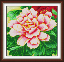 Big wealth cross stitch kit flower 18ct 14ct 11ct count printed canvas stitching embroidery DIY handmade needlework 2024 - buy cheap