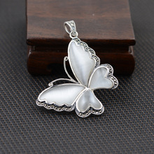 S925 wholesale sterling silver pendant inlaid antique style female opal 2024 - buy cheap