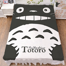 Totoro tonari no totoro, lençol de fibra de leite e cobertor de flanela para verão, anime japonês, x cm 2024 - compre barato