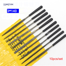 10PCS/Set Needle Files Wood Carving Tool Metal Polishing Instruments For Metal Glass Stone Jewelry Steel Manual File 3*140mm 2024 - buy cheap