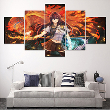 Prints Pictures Home Wall Art Modular 5 Pieces Touhou Girl Animation Poster Painting On Minimalism Canvas Living Room Decoration 2024 - buy cheap