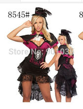 FREE SHIPPING Sexy Witch Vampire Costume for Masquerade Party Halloween Cosplay Costume Adult 2024 - buy cheap