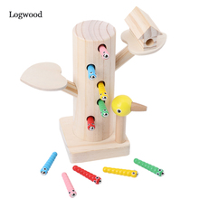 Woodpecker Catch Worms Game Magnetic 3D Puzzle Wooden Toys Kids Early Learning Educational Toy For Children Baby gifts for kids 2024 - buy cheap