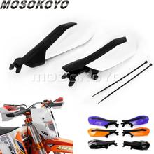 White 22mm 7/8" Handguard w/ Mounting Bracket Dirt Bike Hand Protector for KTM XC EXC-F SX-F  Husqvarna FC FE TE FX 250 350 500 2024 - buy cheap