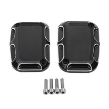 Motorcycle Brake Master Cylinder Covers For Harley Electra Glide Road King 2008-2017 V-Rod Muscle 2009-2017 Road Street FLHR 2024 - buy cheap