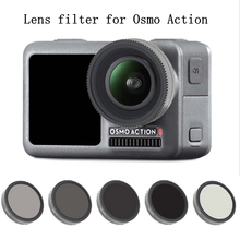 Película de filtro de lente para câmera, acessório portátil de câmera filtrante mcuv captura estrela nd4 nd8 nd16 nd32 para dji osmo action 2024 - compre barato