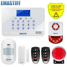 Teclado de toque sem fio app gsm intruder assaltante sistema de alarme segurança em casa com fio sinal sem fio pir/sensor da porta voz russa 2024 - compre barato