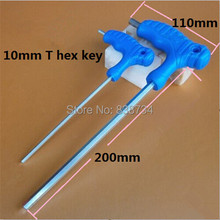 10mmT hex chave de aço handle hex chave allen wrench 2024 - compre barato