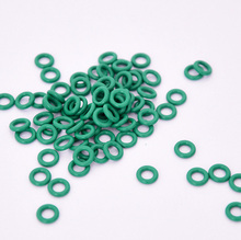 40pcs 1.5mm wire diameter green fluorine rubber O-ring rings waterproof insulation rubber band 10.5mm-14mm outer diameter 2024 - buy cheap