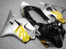 Injection mold Fairing kit for HONDA CBR600F4 99 00 CBR600 F4 1999 2000 CBR 600 ABS TOP Silver black Fairings set+7gifts HC19 2024 - buy cheap