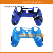ChengChengDianWan Soft Silicone Rubber Case Thicker Skin Protective Cover dual color silicone case for PS4 Controller 2024 - buy cheap