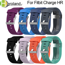 Metal Buckle Wrist BandsFor Fitbit Charge HR Replacement Strap  Silicone smart Watch band for Fitbit Charge HR Activity Tracker 2024 - buy cheap