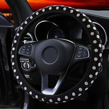 LEEPEE Plush Anti-slip Elastic Steering Wheel Cover  Car Accessories Car Styling Auto Interior Decoration 2024 - buy cheap