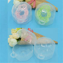 2Pcs Baby Pacifier Storage Box Soild Portable Infants Soother Pacifier Nipple Cradle Case Holder Travel Dust Box Cover 2024 - buy cheap