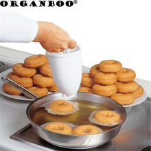 Organoboo-Dispensador de plástico para hacer rosquillas, herramientas de repostería para hacer rosquillas, fácil y rápido, dispositivo portátil para hacer gofres, 1 unidad 2024 - compra barato