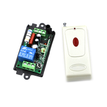 Long Distance 100 M AC220V 1CH RF Sistema de Interruptor de Controle Remoto Sem Fio, transmissor + Receptor, 315/433. 92 MHZ SKU: 5542