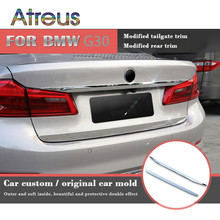 Atreus For 2018 5-Series BMW G30 5 Series Tail Door Trim Trunk Rubbing Strips Stickers Car Styling Accessories 2024 - buy cheap