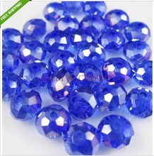 Envío Gratis 500 piezas redondo facetado azul real AB cristal espaciador rebordea encantos 6mm para la fabricación de la joyería de bricolaje 2024 - compra barato