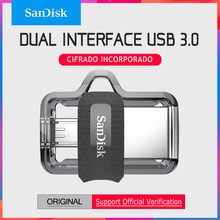 Sandisk SDDD3 Extreme high speed 150M/S PenDrive 32GB OTG USB3.0 128GB Dual OTG USB Flash Drive 64GB Pen Drive 16GB free gift 2024 - buy cheap