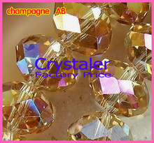 Frete grátis! 5040 aaa qualidade superior champanhe ab cristal solto rondelle beads.2mm 3mm 4mm 6mm 8mm 10mm12mm 2024 - compre barato
