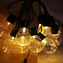 Lâmpadas led de globo de luz, 8/16 pés, branco quente, decoração de árvore de natal, cordão de luz para casa, jardim, festa, casamento, lâmpada 2024 - compre barato