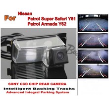 Для Nissan Patrol Super Safari Y61/Patrol Armada Y62 HD CCD поддержка треков Чип камера заднего вида Парковка Япония ночное видение 2024 - купить недорого