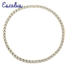 Escalus Women Stainless Steel Necklace 4in1 Magnet 2-Tone Gold Silver Color Ions Ladies Magnetic fashion Jewelry Neckwear Charm 2024 - buy cheap