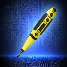 Цифровой Электрический тестер напряжения, 10 шт., измеритель Pen Multi-sensor vlotmeter 12-250 В AC DC, измерение освещенности, ночное видение 2024 - купить недорого