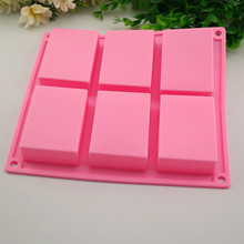 soap molds for soap making 6 Cavity Plain Basic Rectangle Silicone Mould For Homemade Craft Soap Mold  d90610 2024 - buy cheap