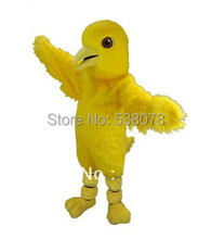 Long Plush Canary Mascot Costume Adult Size Birds Mascotte Mascota Outfit Suit Stage Props Party CARNIVAL Fancy Dress SW572 2024 - buy cheap