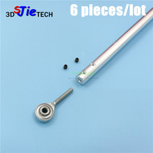 3D Printer aluminum alloy Diagonal Push Rod Arm + Rod End Bearing for Rostock Delta Kossel Mini 2024 - buy cheap