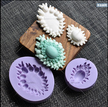 Diamond brooch  Silicone Fondant Cake Mold Gum  Flower Chocolate Mould Decorating Baking Tools Polymer Clay 2024 - buy cheap