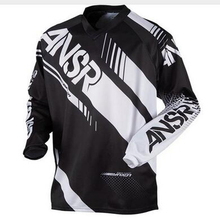 2018 Longa dos homens ANSR Mountain Bike Camisa de Manga longa motocross MX MTB DH Downhill Jersey Ciclismo Roupas Da Bicicleta Da Bicicleta camisa 2024 - compre barato