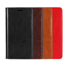 Genuine Leather Coque For OnePlus 5T Cases Wallet Cover Mobile Phone Accessories Etui Hoesjes Fundas Stand Case For One Plus 5 T 2024 - buy cheap