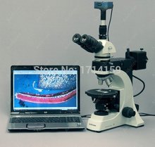 Amscope fornece 50x-1250x epi infinity polarizando microscópio + 10mp câmera digital 2024 - compre barato