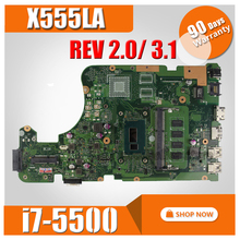 X555LA материнская плата rev2.0/3,1 i7-5500 cpu для ASUS X555LD X555LA материнская плата для ноутбука X555LA материнская плата X555LA тест материнской платы OK 2024 - купить недорого