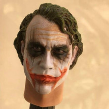 Figura de acción personalizada del Joker, payaso a escala 1/6, Creg 2,0, cabeza esculpida, juguete en stock 2024 - compra barato