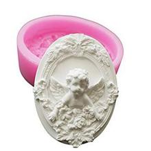 Angel fairy Silicone soap mold Angels fairies handmade soap molds silica gel Angel fairy Aroma stone moulds angels candle mould 2024 - buy cheap