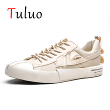 TULUO/Классическая обувь унисекс для скейтбординга; Низкие белые и черные парусиновые кроссовки; Удобная Нескользящая спортивная обувь для студентов; 2019 2024 - купить недорого