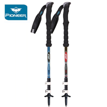 Pioneer Adjustable Carbon Trekking Poles Nordic Walking Stick Ultralight Hiking Walking Pole Climbing Cane Telescoping Stick 2024 - buy cheap