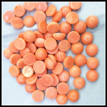 Cabujones de color rosa natural para hacer colgantes, forma redonda sin agujero, 8mm, 10 unidades 2024 - compra barato