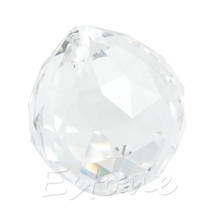 Clear Crystal Lamp Ball Hanging Prism Suncatcher Wedding Decor 20mm 30mm 40mm  New 2024 - buy cheap