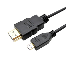 HDMI to MICRO HDMI D male for SONY DSC-RX10M2 RX10M3 RX1RM2 DSC-W830 WX500/W / 3D / V1.4 / 4K  3840 x 2160 @ 30FPS 2024 - buy cheap