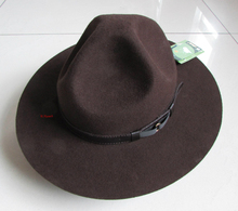 Men's Wool Fedoras Hat Male Individual Hat Three Hole Woolen Cap Australian Fedora Fashion Unisex Panama Jazz Hat B-8124 2024 - buy cheap