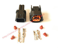 20 Set Kit 2 Pin Female And Male Auto Connector Electrical Plug Housing 6098-0137 2024 - buy cheap