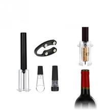 4Pcs Red Wine Opener Air Pressure Pump Bottle Opener Corkscrews With Vacuum Stopper Wine Pourer Bar Tools Kitchen Accessories 2024 - buy cheap