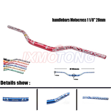 Aluminum handlebars Motocross 1 1/8" 28mm pit bike motorcycle handlebar fat bar manillar for SXF KLX YZF CRF RMZ universal 2024 - buy cheap